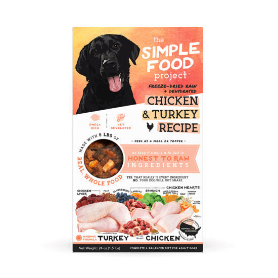 Herbsmith Simple Food Project D Chicken & Turkey Dog Food (24 oz)