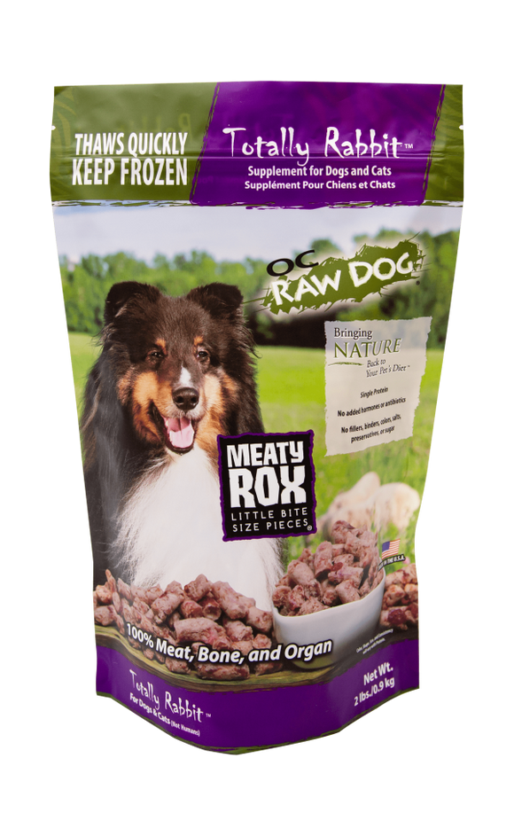 OC Raw Dog Frozen Totally Rabbit Meaty Rox