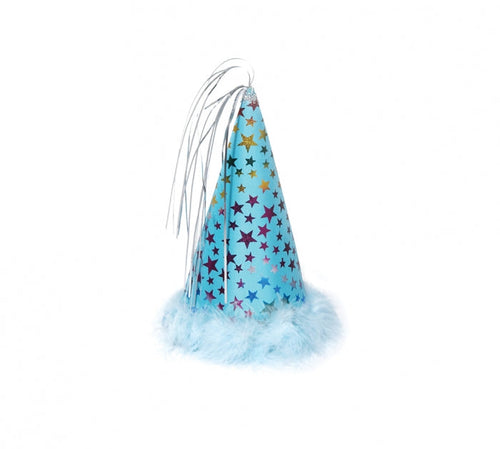 Charming Pet Party Hat, Blue (Large)