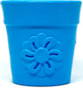 SodaPup Large Flower Pot Durable PUP-X Rubber Treat Dispenser & Enrichment Toy (Large)