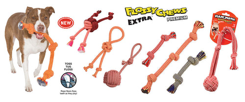 Mammoth® Flossy Chews® Extra™ Braided Toys