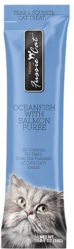 Fussie Cat Oceanfish with Salmon Purée (.5 Oz, Single)