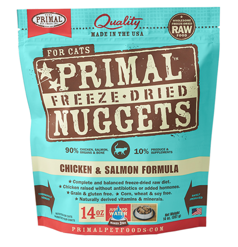 Primal Pet Foods Feline Freeze-Dried Nuggets (Beef & Salmon 5.5 Oz)