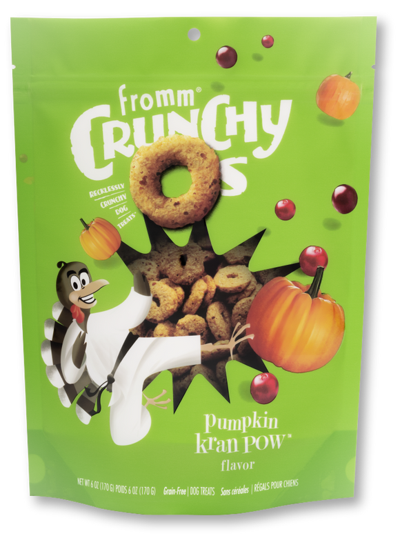 Fromm Crunchy O's Pumpkin Kran POW® Flavor Dog Treats