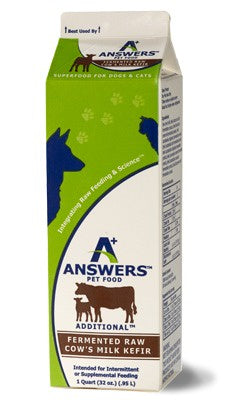 Answers Pet Food Additional Cows Milk Kefir (1/2 Gallon)