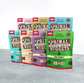 Primal Pet Foods Feline Freeze-Dried Nuggets (Beef & Salmon 5.5 Oz)