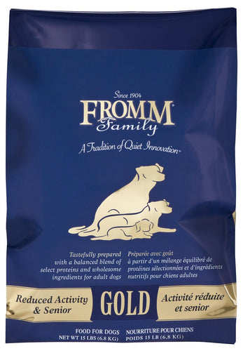 Fromm Reduced Activity & Senior Gold Dog Food (5 lbs)