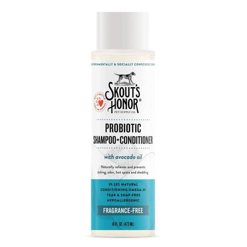 Skout's Honor Probiotic Shampoo + Conditioner for Dogs (Honeysuckle 16 oz)