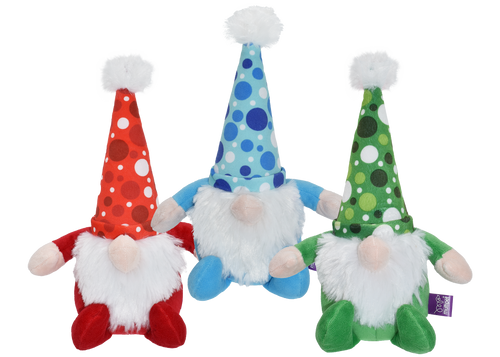 Multipet Holiday Gnomes Dog Toy