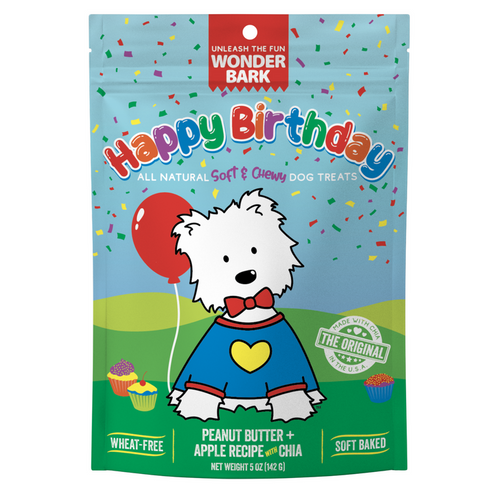 Wonder Bark Happy Birthday Soft-Baked Dog Treats