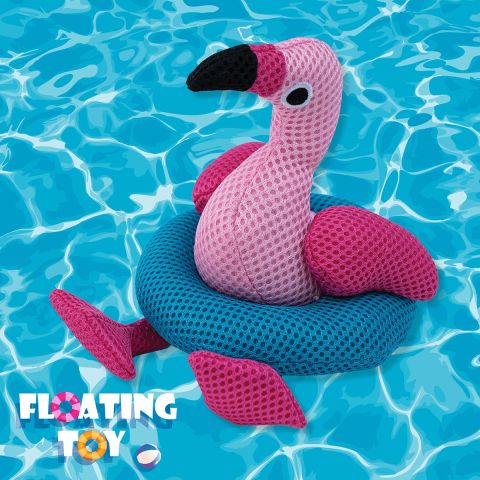 Territory Flamingo Floating Toy For Dogs
