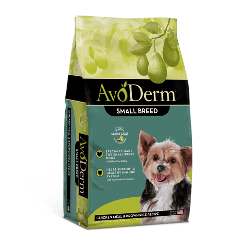 AvoDerm® Small Breed Chicken Meal & Brown Rice Recipe