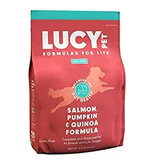Lucy Pet Salmon, Pumpkin, and Quinoa Grain-Free Formula Dog Food (4.5lb bag)