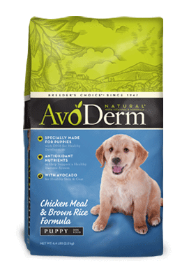 Avoderm Natural Puppy Chicken Meal and Brown Rice Formula Dry Dog Food
