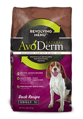 Avoderm Revolving Menu Grain Free Duck Recipe Adult Dry Dog Food