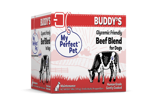 My Perfect Pet Buddy’s Glycemic Friendly Beef Blend (4 lbs)