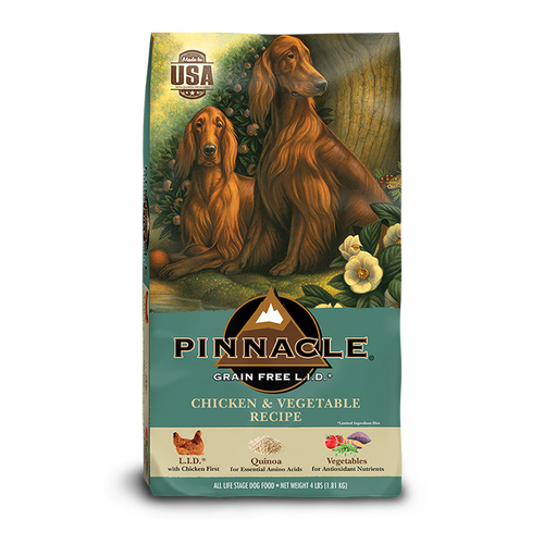 Pinnacle Pet Grain Free Chicken & Vegetable Recipe Dry Dog Food