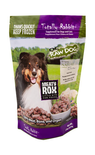 OC Raw Dog Frozen Totally Rabbit Meaty Rox