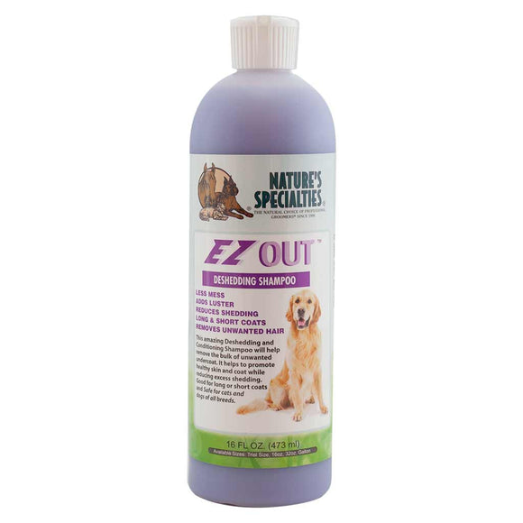Nature's Specialties EZ Out® Deshedding Shampoo for Dogs & Cats