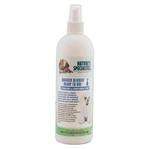 Nature's Specialties Quicker Slicker® Ready to Use Spray for Dogs & Cats