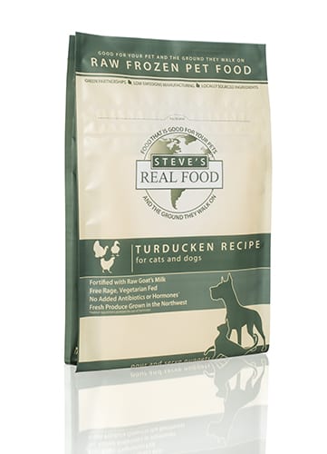 Steve's Real Food Frozen Raw Turducken Diet for Dogs and Cats