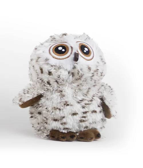 Steel Dog Baby Owl Plush Dog Toy
