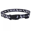 Coastal Pet Products Styles Adjustable Dog Collar (Large 1 X 18-26 Black Bones)