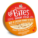Stella & Chewy's Lil' Bites Savory Stews Beef & Chicken Dinner in Broth