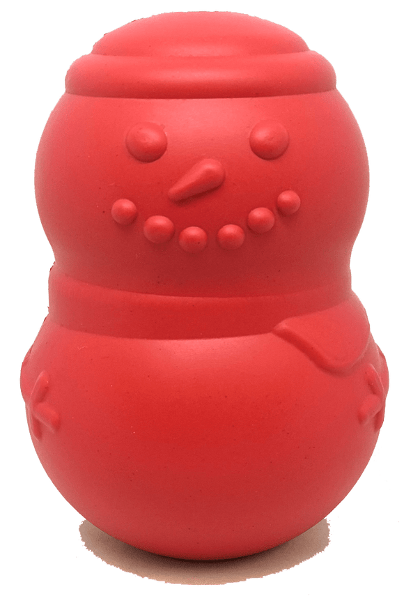 SodaPup Snowman Durable Rubber Chew Toy & Treat Dispenser