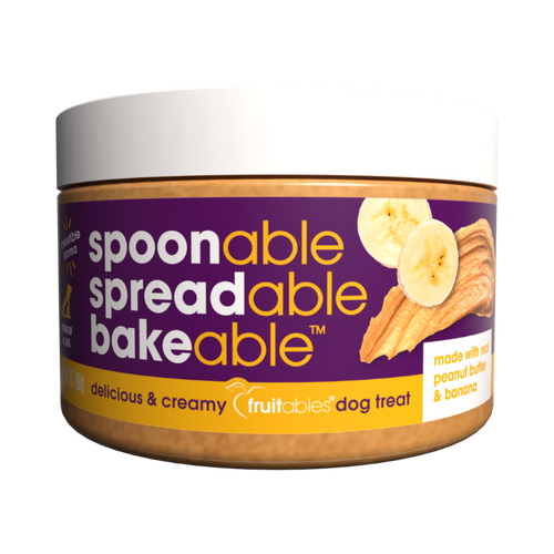Fruitables Spreads™ Peanut Butter & Banana Creamy Dog Treat (7-oz)